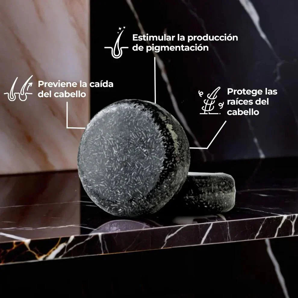 (COMPRA 1 LLEVA 2) GrayAway™ Jabón Anti - Canas Natural - Cabello, Barba y Cejas - GoMart!