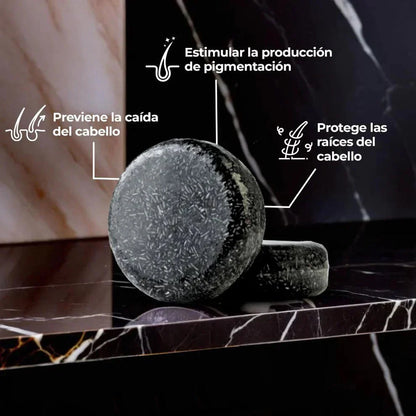 (COMPRA 1 LLEVA 2) GrayAway™ Jabón Anti - Canas Natural - Cabello, Barba y Cejas - GoMart!