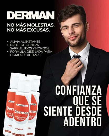 DERMAN ÍNTIMO - El tratamiento masculino que va al grano: eficaz, seguro y discreto - GoMart!
