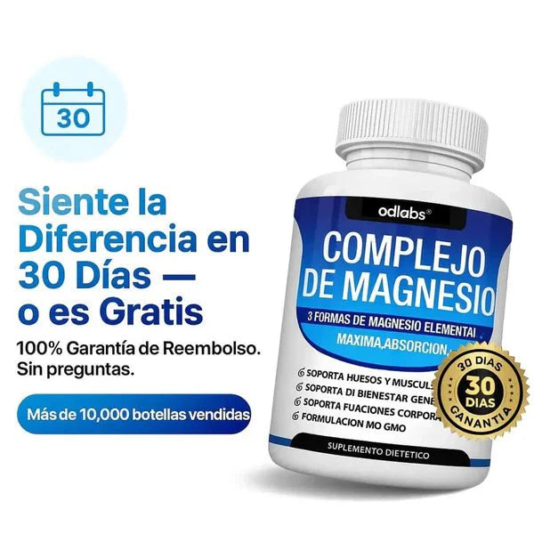Magnesium Complex™ 8 en 1 - 90 cáps - GoMart!