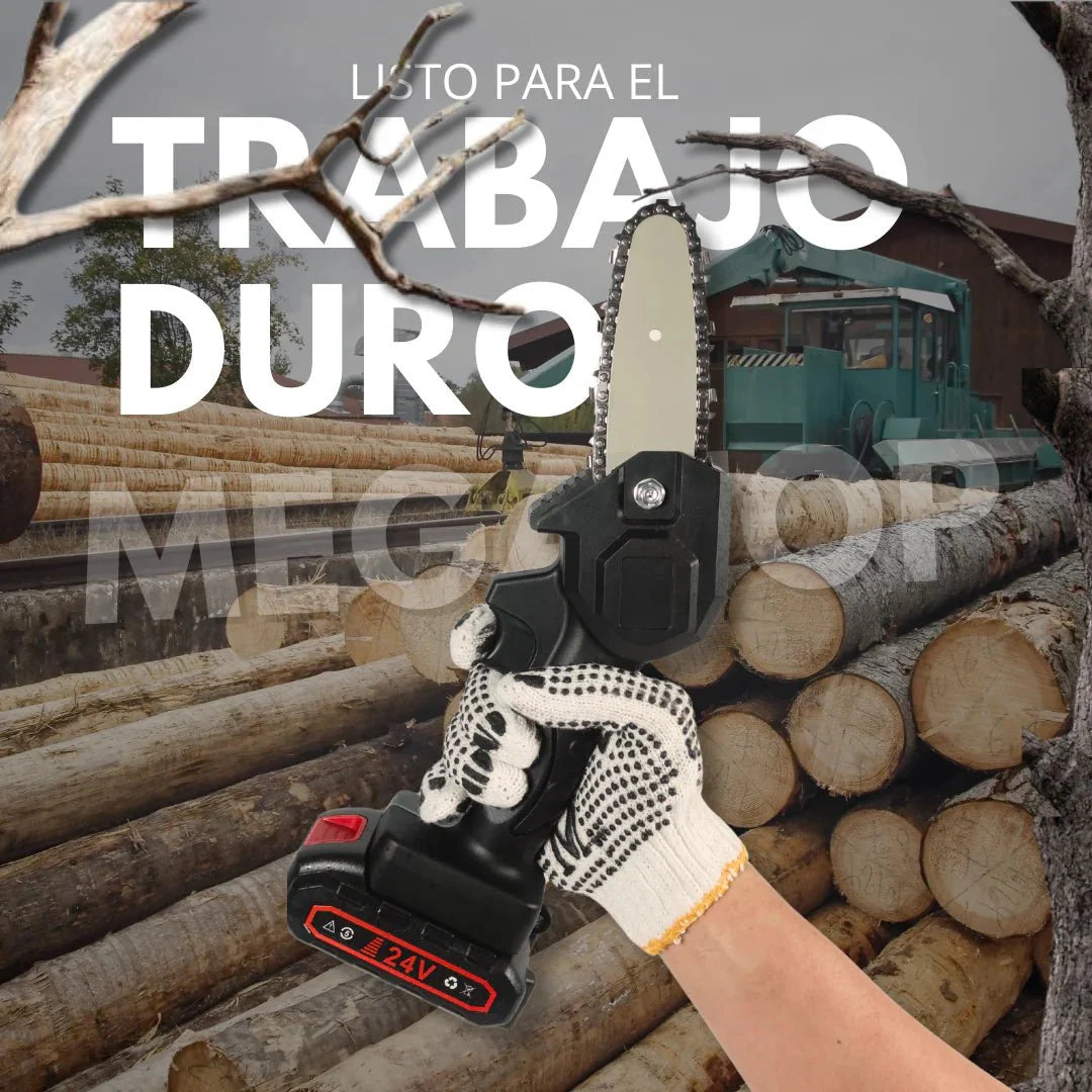 MINI MOTOSIERRA INALAMBRICA (2 Baterías incluidas) - GoMart!