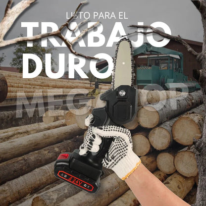 MINI MOTOSIERRA INALAMBRICA (2 Baterías incluidas) - GoMart!