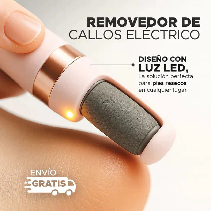 PulíPie – Removedor de callos y grietas + ¡Oferta especial: 2 rodillos incluidos + Lápiz Depilador Gratis! - GoMart!