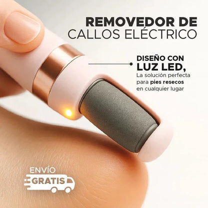 PulíPie – Removedor de callos y grietas + ¡Oferta especial: 2 rodillos incluidos + Lápiz Depilador Gratis! - GoMart!